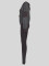 Autumn and winter fashion long sleeved hooded patchwork top, slim fit elastic striped slit pants
