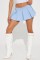 Mini skirt with sexy lining and A-line pleated skirt