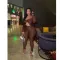 Collar twisted hollow exposed navel sexy high waisted long sleeved jumpsuit
