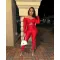 Collar twisted hollow exposed navel sexy high waisted long sleeved jumpsuit
