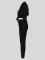 Fashionable slim fit long sleeved solid color lapel button up cardigan with ruffle sleeves shirt top elegant
