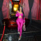 Collar twisted hollow exposed navel sexy high waisted long sleeved jumpsuit