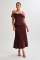 Summer new pleated casual skirt