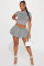 Mini skirt with sexy lining and A-line pleated skirt