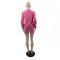 Fashion casual suit embroidered loose long sleeved sweatshirt two-piece set