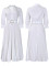 Autumn new style fashionable temperament solid color plus size cross-border dress