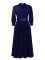 Autumn new style fashionable temperament solid color plus size cross-border dress