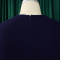 OL fashion suit collar with pleats and waist cinching, plus size African dress