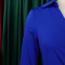 New style lapel fashionable temperament solid color large skirt foreign trade dress