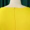 Ladies' temperament, commuting square collar, lotus leaf sleeves, socialite party dress, foreign trade dress