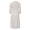 Women's collar solid color fashionable loose casual button up shirt skirt irregular European and American dress