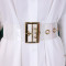 Women's collar solid color fashionable loose casual button up shirt skirt irregular European and American dress