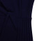 OL fashion suit collar with pleats and waist cinching, plus size African dress