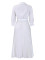 Autumn new style fashionable temperament solid color plus size cross-border dress