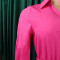 Elegant temperament, lapel, solid color, large swing, pleated dress