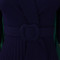 OL fashion suit collar with pleats and waist cinching, plus size African dress