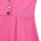 Solid color suit collar high waisted African dress with temperament
