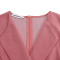 OL fashion suit collar with pleats and waist cinching, plus size African dress