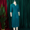 OL fashion suit collar with pleats and waist cinching, plus size African dress