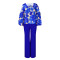 OL Fashion Printed Long Sleeve Top Wide Leg Pants Two Piece Set African Set