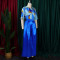 Short sleeved printed shirt casual loose wide leg set African two-piece set