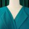OL fashion suit collar with pleats and waist cinching, plus size African dress