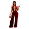 Fashionable women's clothing, sexy deep V, big backless, high waisted, casual