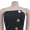 Shang women's sleeveless button up jumpsuit pants new