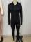 Women's fashion trend slim fit zipper cardigan hooded top long pants set
