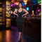 Fashion women's hot pressed diamond sleeveless deep V-strap dress