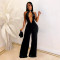 Fashionable women's clothing, sexy deep V, big backless, high waisted, casual