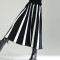 Autumn and Winter Knitted A-line Half length Skirt Color blocked High end Fashion Mid length pleated Large Swing Long Skirt