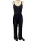 Women's fashionable and sexy slim fitting camisole jumpsuit, street gorgeous loose mesh pants set