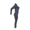 Cardigan zipper hoodie fashionable casual slim fit set