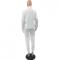New Fashion Style Embroidered Threaded Long Sleeve Pants Set