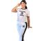 Fashionable English letter velvet fashionable casual suit
