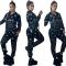 New fashionable and casual printed long sleeved pants set