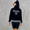 Fashionable casual sports brand jacket embroidered zipper pocket threaded jacket