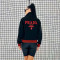 Fashionable casual sports brand jacket embroidered zipper pocket threaded jacket
