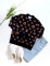 Fashionable and casual jacket with printed zipper and double threaded jacket