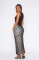 Tight and sexy thick skirt with digital printing