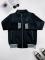 Fashionable casual sports brand jacket embroidered zipper pocket threaded jacket