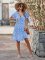 Sexy and fashionable digital printed V-neck women's jumpsuit dress