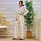 Casual temperament, loose long sleeved shirt, wide leg pants set, high-end two-piece set