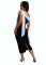 Sexy and fashionable solid color summer white-collar women's dress