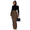 Women's high-quality brushed fabric, cute double-sided tassel half length skirt