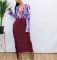 Women's high-quality brushed fabric, cute double-sided tassel half length skirt