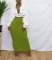 Women's high-quality brushed fabric, cute double-sided tassel half length skirt