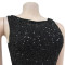 Fashion women's sequined backless dress, long skirt, new