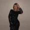Autumn new fashionable and sexy long dress with European and American style temperament, slim fit and plush backless dress for women